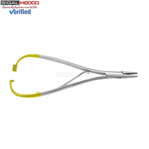 Vente en gros SIGAL MEDCO Porte-aiguille manuel droit réutilisable professionnel pour chirurgie médicale 20cm J2 Acier inoxydable japonais - Product Image 5