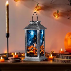Lanterna Solare per Decorazioni di Halloween, Luci Sospese da Esterno per Festività di Halloween - Product Image 3