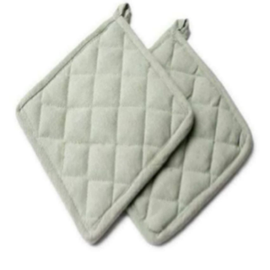 Organic Cotton Linen Square Classic Design Potholder Customizable Solid Color <b>Kitchen</b> <b>Mat</b> Pads Heat Resistant Reusable Soft Wash - Product Image 5