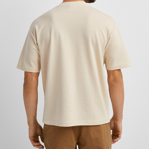 เสื้อยืดคอตตอน 100% หนัก 230 กรัม สไตล์วินเทจ แขนสั้น ทรงโอเวอร์ไซส์ ผ้าเจอร์ซีย์ สีพื้น สำหรับขายส่งตามสั่ง - Product Image 5