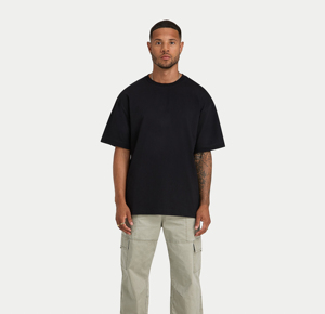Camisetas de Hombre de Alta Calidad, Personalizadas, Vintage, Lisas, de Verano, Manga Corta, Lavado Ácido, Casuales, de Algodón Grueso, con Estampado Puff - Product Image 2