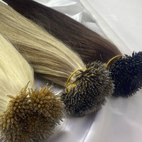 Blonde NANO RING Extensions de cheveux humains vietnamiens Technique slave Traitement russe Qualité vierge Premium