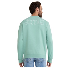 Sudaderas de cuello redondo para hombre, tallas grandes, diseño personalizado, estampadas, ajustadas, para hombre, de proveedor de Bangladesh. - Product Image 3