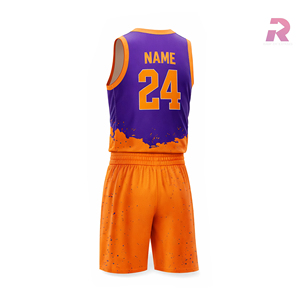 Nuevo Diseño de Logotipo Personalizado, Uniforme de Baloncesto de Alta Calidad, Transpirable, Talla Grande, de Secado Rápido y Absorción de Humedad - Product Image 2
