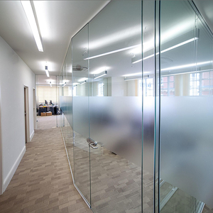<span class=keywords><strong>Cloison</strong></span> de séparation en verre dépoli de style moderne pour salle de conférence, bureau, design de confidentialité, <span class=keywords><strong>cloison</strong></span> de séparation, isolation acoustique - Product Image 4