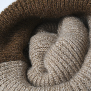 Winter Knitted Hat for Men and <b>Women</b> Acrylic Fashion Simple Warm Skull <b>Beanies</b> Cap Two Tone Autumn Winter <b>Beanie</b> Hat - Product Image 5