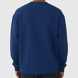 Sudadera de Felpa 100% Algodón para Hombre, Estilo Casual, Talla Grande, con Logotipo Bordado Personalizado, Nueva Colección 2026 - Product Image 2