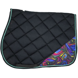 Haute qualité écologique numérique Sublimation coton Outshell personnalisable Dressage tapis de selle produit Premium tapis de selle 2025 - Product Image 6