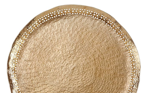 Assiette de service classique en laiton massif poli, faite à la main, pour la vaisselle, la table, la nourriture, la décoration de la maison, de l'hôtel, design personnalisé disponible - Product Image 4