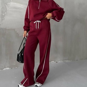 Conjunto Deportivo de Pantalón Acampanado para Mujer, Conjuntos Deportivos para Mujer en Oferta, Mezcla de Poliéster Ligero - Product Image 6