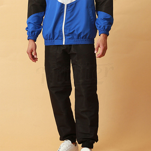 Custom Training Jogging Wear <b>Wind</b> <b>Breaker</b> Jacket and Sweatpants Zip up Custom Logo Windbreaker Nylon Tracksuits for Men's - Product Image 4