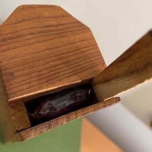 Vintage <b>Incense</b> Burner Holder, Sheesham Wood Box Ashcatcher - Product Image 2
