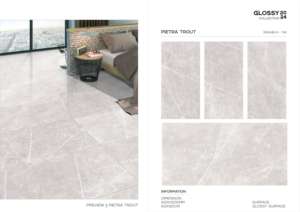 Azulejos de Porcelana Pulida de Alto Brillo, Formato Grande de 600x1200 mm, para Pisos y Paredes, Diseñados para Proyectos de Interiores Elegantes - Product Image 4