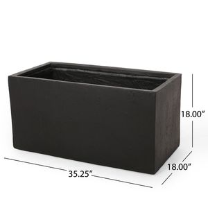 <b>Large</b> Outdoor <b>Square</b> MGO <b>Planter</b> 35 L Capacity Flower Pot & <b>Planter</b> - Product Image 4