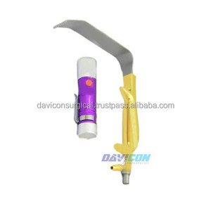 INSTRUMENTS de chirurgie plastique TEBBETTS FIBER optique avec lumière LED rétracteur de poitrine 150mm x 30mm lame extrémité lisse - Product Image 4