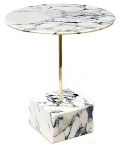 best seller Modern Marble Coffee <b>Table</b> Round Minimalist Design Handmade Living Room Furniture Decorative Accent <b>Table</b> - Product Image 4