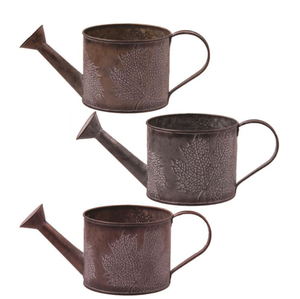 Attractive Design Decorative Galvanized Metal Watering Can With Multicolor Flower Indoor Outdoor Garden Decor <b>Tin</b> Planter <b>Pot</b> - Product Image 6