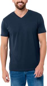 T-shirts de sport pour hommes en gros, col en V, séchage rapide, doux, à manches courtes, anti-humidité, pour la course, la gym et le quotidien - Product Image 5