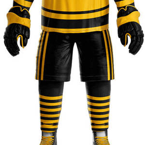 Uniformes de Hockey sobre Hielo al por Mayor de Alta Calidad Unisex / Conjuntos de Uniformes de Hockey sobre Hielo Duraderos 100% Poliéster Ajuste Delgado Cómodos y Personalizables para Equipos - Product Image 6