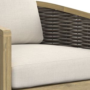 Set di 2 Sedie da Conversazione per Esterni in Materiale Naturale Parkside - Product Image 5