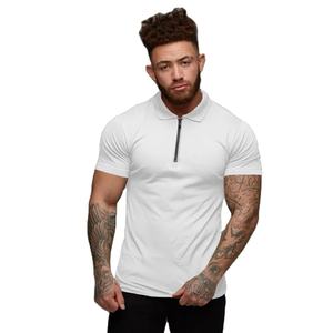 Muscleguys Plus Size Men's Polos de manga corta de alta calidad Slim Polo Shirt Men Fitness Excellent Quality Polo homme - Product Image 2
