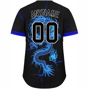 Maillot de baseball sublimé moderne, vêtement de performance confortable pour l'entraînement et les jours de match - Product Image 4