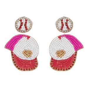 Boucles d'oreilles à fleurs perlées au design floral complexe fait à la main bijoux de déclaration légers pour la mode de tous les jours du printemps et de l'été - Product Image 6