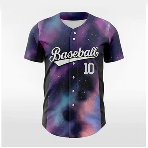 Camiseta de Béisbol con Botones, Diseño Personalizado, Malla Transpirable, Secado Rápido, Fabricante Pakistaní - Product Image 2