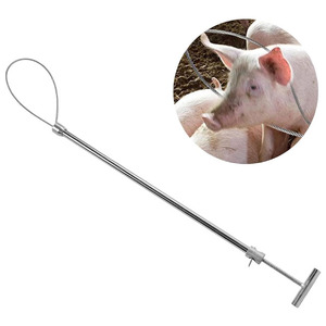 Lance de capture pour animaux en aluminium, écologique, légère, imperméable, antidérapante, avec noeud de capture pour chiens, durable - Product Image 2