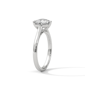 Anillo de Compromiso Personalizable con Diamante Cultivado en Laboratorio en Forma de Corazón, Certificado IGI, Oro de 10K, 2.00 Quilates, Joyería Nupcial Romántica de Lujo - Product Image 4
