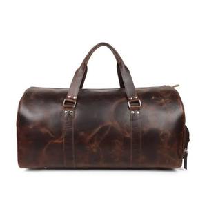 Bolsa de Lona de Cuero Personalizada Unisex de Alta Calidad, Gran Capacidad, Compartimento para Zapatos, con Logotipo Personalizado y Espacio de Almacenamiento Personalizado - Product Image 1