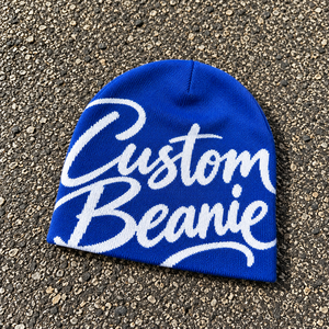 Bonnet d'hiver tricoté décontracté, doux et extensible, avec motif personnalisé, pour hommes et femmes, confortable pour un usage quotidien en extérieur - Product Image 1