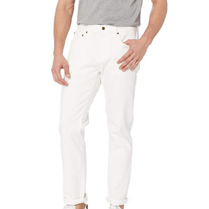 Pantalones Rectos de Corte Ajustado para Hombre con Tela Elástica 100% Algodón Moderna y Cómoda para un Look Casual Profesional y Elegante - Product Image 1