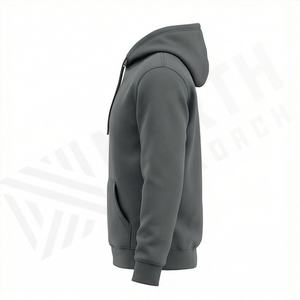 Sudadera Clásica Personalizada para Hombre, con Bordado, de Algodón y Felpa, Corte Holgado, Cómoda para Uso Diario, Estilo Urbano - Product Image 3