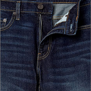 New Denim Jeans <b>Men</b> <b>Stretch</b> Slim Straight Leg Solid Pattern Streetwear Business Formal Casual Man Cotton Blue Jeans <b>Pants</b> - Product Image 4