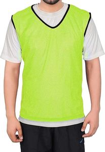 Chaleco de Entrenamiento de Fútbol Unisex Promocional 100% Poliéster al por Mayor Personalizado Transpirable con Serigrafía de Malla de Secado Rápido - Product Image 5