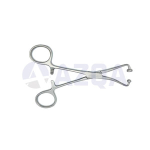 Stainless Steel Backhaus Towel Clamp Forceps 4 Inch Ball <b>Socket</b> Jaws <b>Ratchet</b> Lock Surgical Instrument - Product Image 4