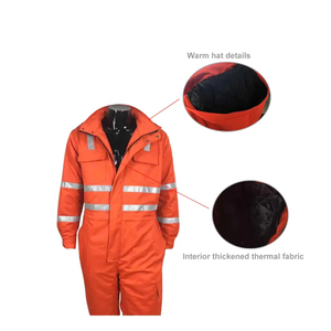 Fabricación personalizada de overoles de seguridad de nueva llegada, resistentes, con logotipo personalizado, ropa de trabajo con protección de nivel D, anti-químicos y contra incendios. - Product Image 3