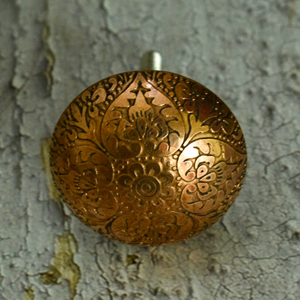 Luxury Floral Engraved Metal Craft <b>Door</b> <b>Knob</b> <b>Antique</b> <b>Brass</b> Finish Decorative Cabinet Drawer <b>Knob</b> for Furniture Hardware - Product Image 6