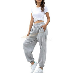 <b>Womens</b> High Waisted Sweatpants Workout Active Joggers <b>Pants</b> Loose Fit Baggy <b>Lounge</b> Bottoms Casual Athletic Track <b>Pants</b> for Gym - Product Image 3