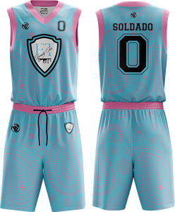 Ensemble de maillots de basket-ball pour hommes, sans manches, col en V, imprimé numérique, uniformes en mesh, shorts à cordon de serrage, respirant, imprimé paisley, 100% coton - Product Image 1