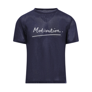 Nueva Camiseta Deportiva Personalizada para Hombre, de Malla, Color Azul Marino, Manga Corta, Hombros Caídos, para Gimnasio, Entrenamiento, Musculación - Product Image 1