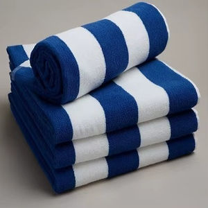 Serviettes de bain et débarbouillettes rondes jetables de luxe extra grandes 100% coton - Product Image 2