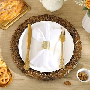 Assiette de Présentation en Plastique Premium – Base Élégante et Durable pour la Décoration de Table de Mariage et de Fête - Product Image 4