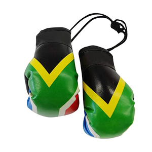 Llavero con Forma de Mini Guante de Boxeo |   Llavero Deportivo de Cuero PU |   Guantes Personalizados para Colgar en el Espejo Retrovisor del Automóvil |   Venta al por mayor - Product Image 2