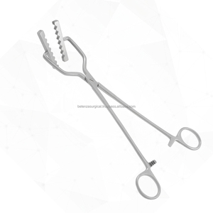 Professional Reusable Laparoscopic Purse Stitching Clamp Forceps High Grade Stainless Steel Surgical <b>Instrument</b> - Product Image 1