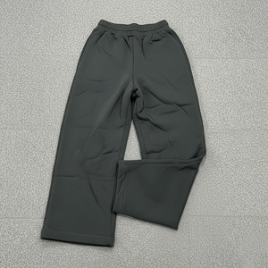 Premium Quality Winter Casual Oversize Wide Leg Flared Men's Sweatpants Canvas 100% Cotton Breathable - Product Image 3