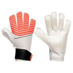 Football Goalkeeper Gloves Full Finger PU Material Finger Slits Adjustable Wrist <b>Strap</b> Hook and Loop Closure Unisex - Product Image 1