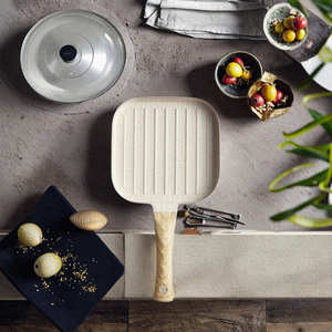 Poêle à griller antiadhésive robuste, idéale pour griller la viande, les légumes, les sandwichs et la cuisine quotidienne - Product Image 5