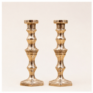 Juego de Portavelas de Metal Dorado de Lujo, Candelabros con Acabado de Latón Antiguo para Centros de Mesa de Boda y Decoración del Hogar - Product Image 3